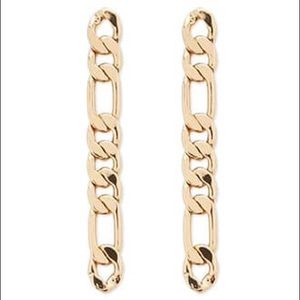 [f21] • [chain drop earrings]